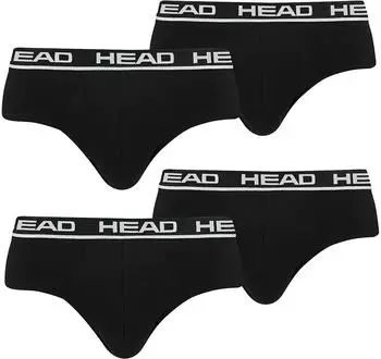 Head Brief 2-Pack Cotton Stretch schwarz