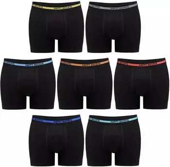 Happy Shorts Jersey Trunk Weekly Underwear (HAP-HS-J-863-XXL) mehrfarbig