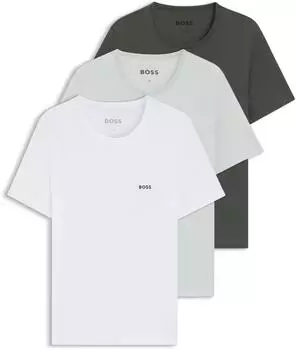 Hugo Boss T-Shirt Label-Print im 3er-Pack 50532468