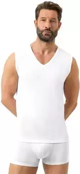 Mey Dry Cotton &auml;rmelloses Shirt (46037) wei&szlig;