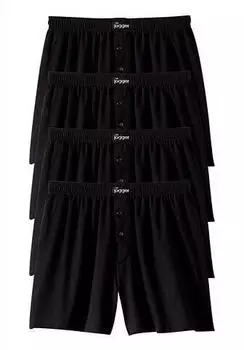 Le Jogger Wide Boxer 4-teilig (209696) schwarz