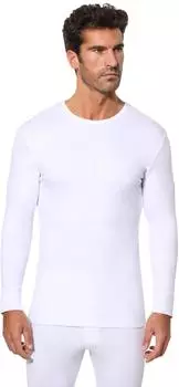 Abanderado Langarm-Thermo-T-Shirt aus Baumwolle (A0258) weiß