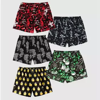 Lousy Livin Jungle 5 Pack Boxershorts schwarz