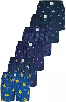 MG-1 MG-1 Boxershorts Classics Set navy/royalblau