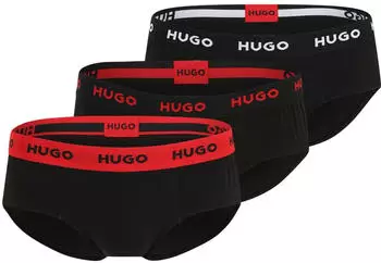 HUGO Laguna Badeslip (50532570/00) rot/schwarz/weiß
