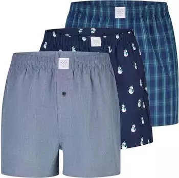 MG-1 Christmas Boxershorts (276501) blau/navy/taubenblau