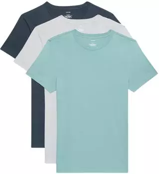 Calvin Klein 3er-Pack T-Shirts in Marineblau/Grau/Blau-Bunt (LV00NB4051055)