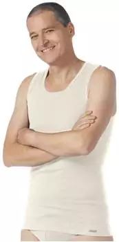 Comazo Ärmelloses Shirt bio-natur