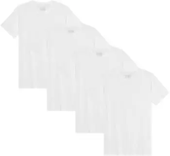 Danish Endurance Modal & Bio-Baumwolle T-Shirt V-Ausschnitt weiß