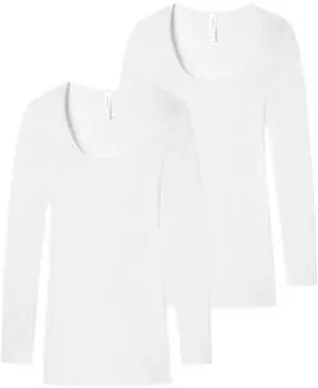 Schiesser 2-Pack Unterhemd Feinripp Original Classics (005121) wei&szlig;