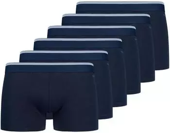 Skiny Baumwolle Multipack Pants (TB_085742-6P-0393) blau