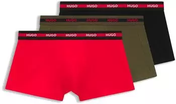 HUGO Triplet Trunk (50492375) khaki/schwarz/rot