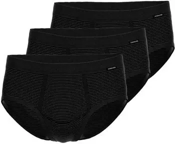 Ammann Slip 3er-Pack mit Eingriff und Weichbund anthrazit