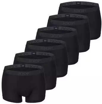 Joop! Everyday Basic Cotton Stretch Boxer Shorts 6-Pack (TB_10224307-6P-E001) schwarz