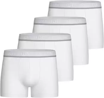 Impetus Boxershorts 4-pack hellgrau/weiß