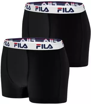 Fila Trunk Short Boxershorts (FU5016) schwarz/weiß/dunkelblau/rot