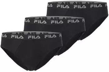 Fila Man Brief Slip mit elastischem Logobund schwarz/grau
