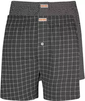Nur Die Boxer Shorts loose fit Doppelpack (827735) mehrfarbig