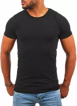 Young & Rich 1701 Rundhals T-Shirt Slim Fit schwarz