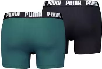 Puma 2-Pack Basic Boxershorts (69982426) emerald ice/schwarz