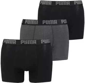 Puma 3-Pack Everyday Boxershorts (701206546) black/anthracite