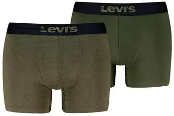 Levi's 2er-Pack Optical Illusion Bio-Boxer (53121610) khaki