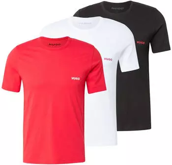 HUGO 3-Pack T-Shirt (50532811) rot/schwarz/weiß