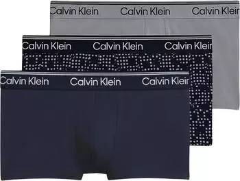 Calvin Klein 3-Pack Boxer (000NB2569A) dunkelblau/grau