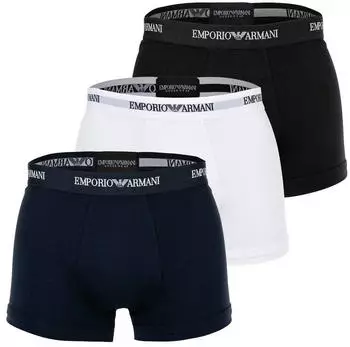 Emporio Armani Retroshorts 3er-Pack (111357CC717) wei&szlig;/blau/schwarz