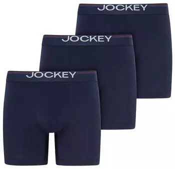 Jockey 3-Pack Cotton Stretch Boxer Trunk (17351733) marine