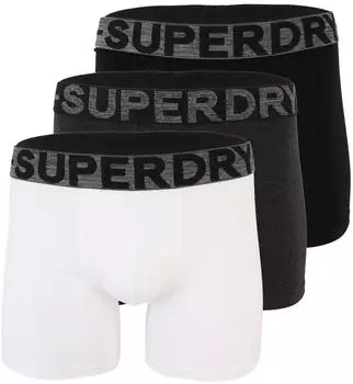 Superdry 3-Pack Boxer (M3110476A) black/grey/optic