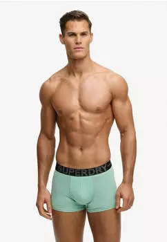 Superdry 3-Pack Trunk Boxer (M3110475A) schwarz/gr&uuml;n mix