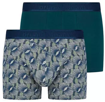 Bruno Banani Boxershorts Baumwolle (68218538) navy/sage gr&uuml;n print