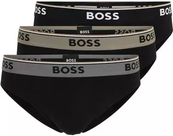 Hugo Boss Power Brief 3P (50554683) grau/taupe/schwarz