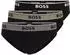 Hugo Boss Power Brief 3P (50554683) grau/taupe/schwarz