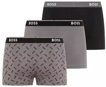 Hugo Boss Trunk 3P Power open grey