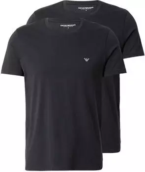 Emporio Armani Endurance T-Shirt 2-Pack Regular Fit schwarz