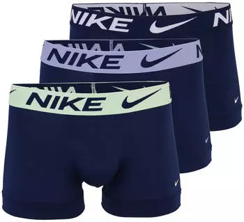 Nike Essential Micro Trunks 3PK blau