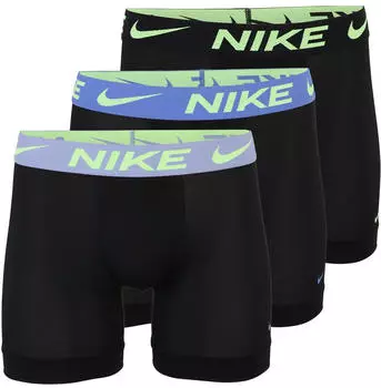 Nike 3-Pack Elite Boxers schwarz/lila/grau