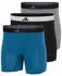 Adidas 3-Pack Trunks (4AM014) schwarz/grau/blau