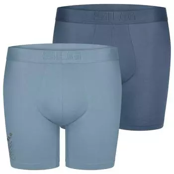 Sloggi SLG Base Soft Boxer Shorts slim fit (SLO1271003000001) rauchblau/taubenblau