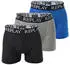 Replay Boxershorts mit Logo (I101194) schwarz/grau melange/türkis