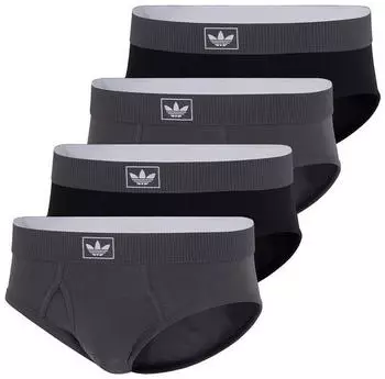 Adidas Comfort Cotton Rib Slip Regular Fit 2er-Pack schwarz