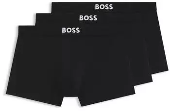 Hugo Boss 3 Pack Microfibre Trunks (50555054) schwarz/wei&szlig;