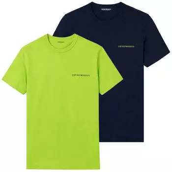 Emporio Armani Core Logoband 2-Pack T-Shirt (EM000391) armani blue/lime
