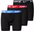Nike Dri-Fit Essential Micro Brief 3P Boxershorts (0000KE1157-27F) black/blue/black