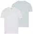 Calvin Klein 2 Pack SS Stretch Cotton Slim Tee Slim Fit T-Shirt (CAK9hfu006000005) bright white/plein air