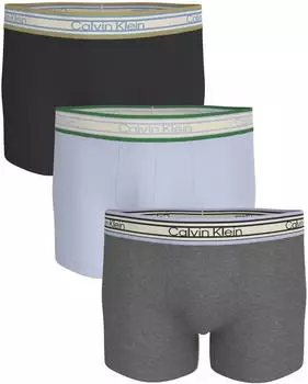 Calvin Klein Pants Pride Cotton Elastic Waistband (LV00NB4554-4TS) schwarz/heavenly iris/grau heather