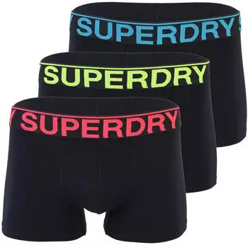Superdry Trunk Triple Pack Boxershorts 3-Pack (M3110475A) eclipse navy/neon