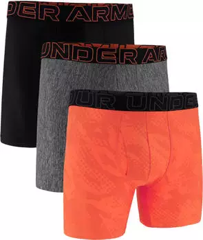Under Armour UA Perf Tech Nov 6In Boxershorts 3er-Pack (1383879-847) fire